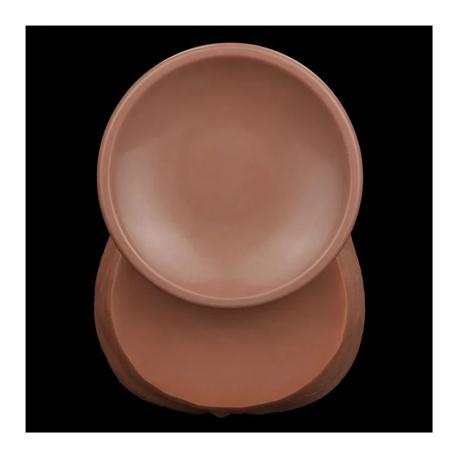 Dildo Dual Density Piel Deslizante Retractil 14
