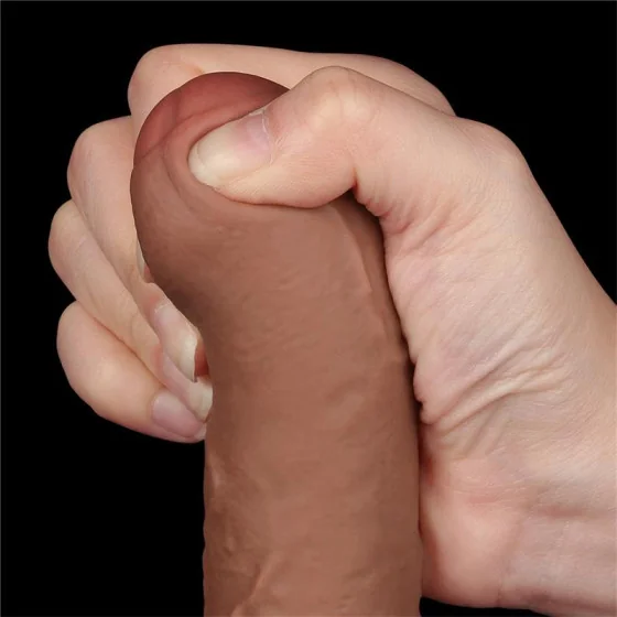 Dildo con Piel Retractil 7 Bronceado