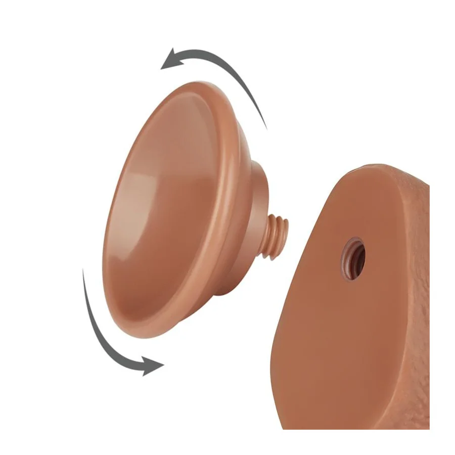 Dildo con Piel Retractil 75 Bronceado