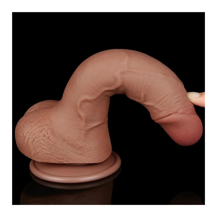 Dildo con Piel Retractil 75 Bronceado