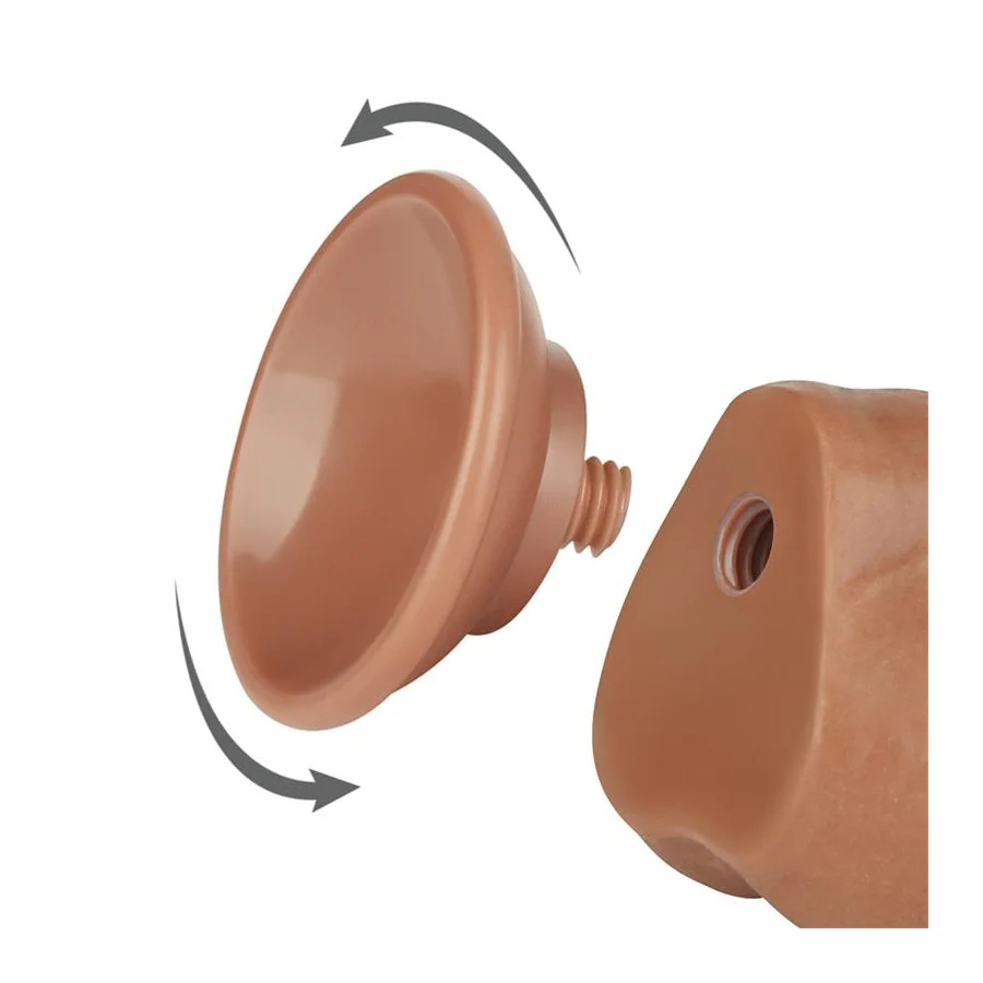 Dildo con Piel Retractil 75 Bronceado