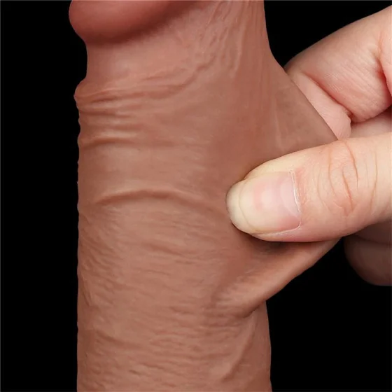 Dildo con Piel Retractil 75 Bronceado