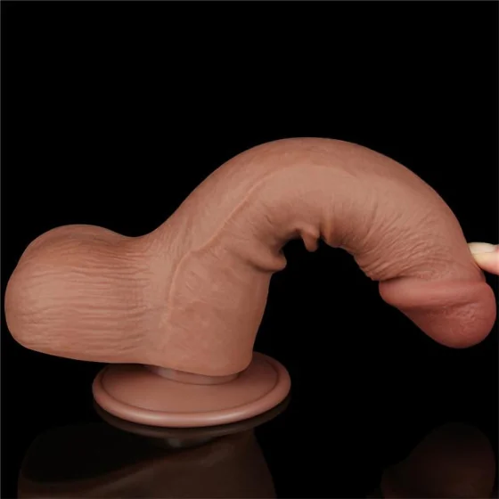 Dildo con Piel Retractil 75 Bronceado