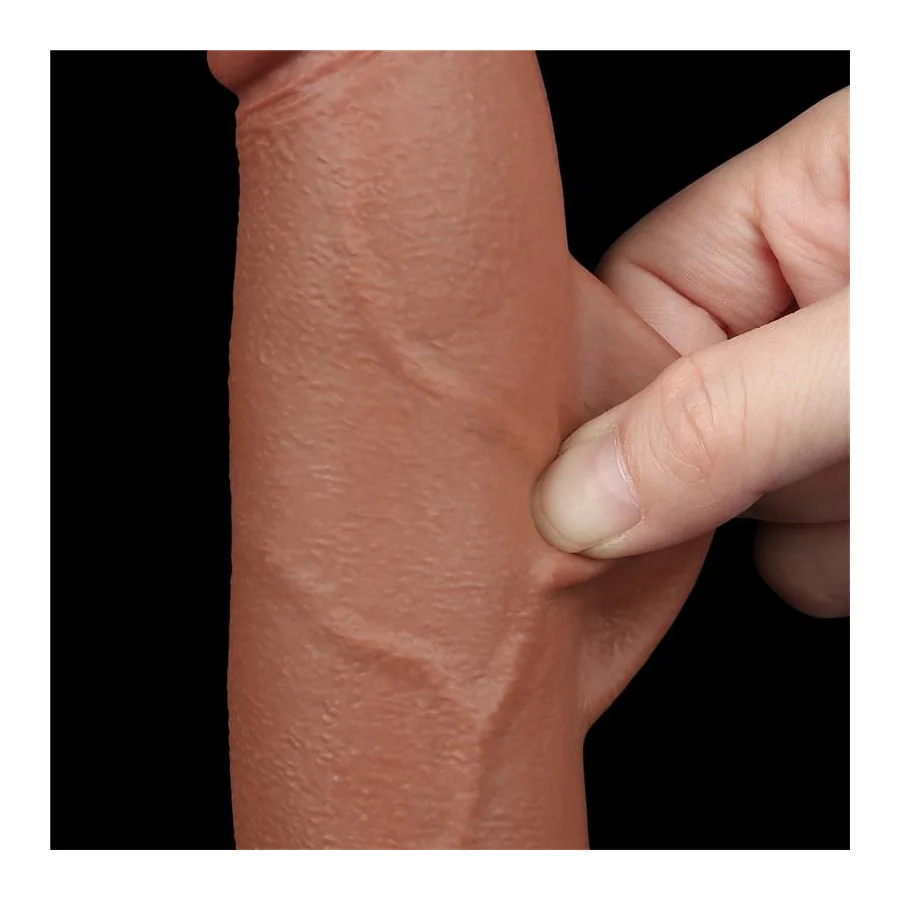 Dildo con Piel Retractil 85 Bronceado