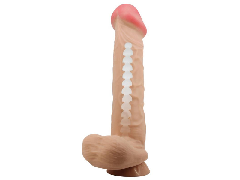 Dildo Realista Piel Deslizante Retractil 26 cm