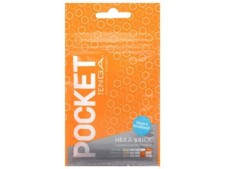 Masturbador Pocket Hexa Brick Masturbador Pocket Hexa Brick