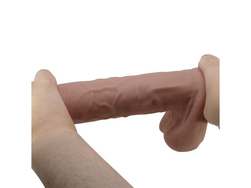 Dildo Realista Piel Deslizante Retractil 26 cm