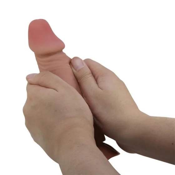 Dildo Realista con Piel Deslizante Retractil 194 cm
