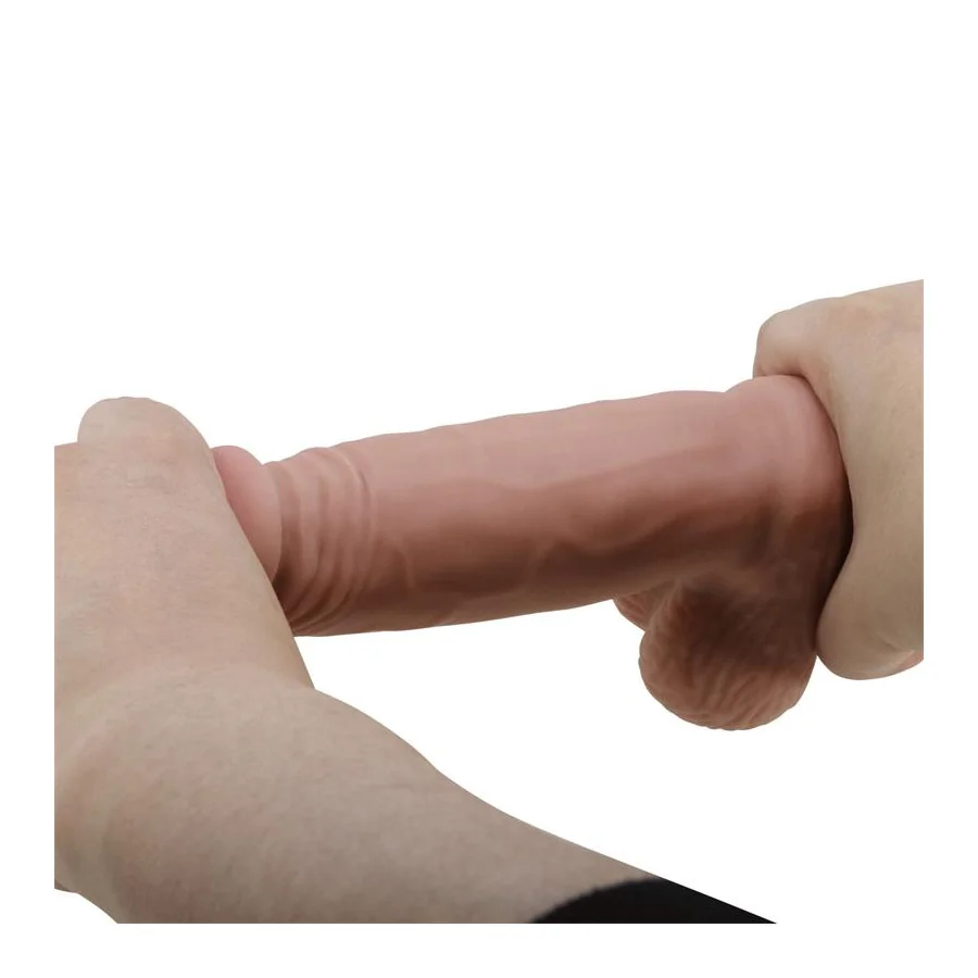Dildo Realista con Piel Deslizante Retractil 194 cm