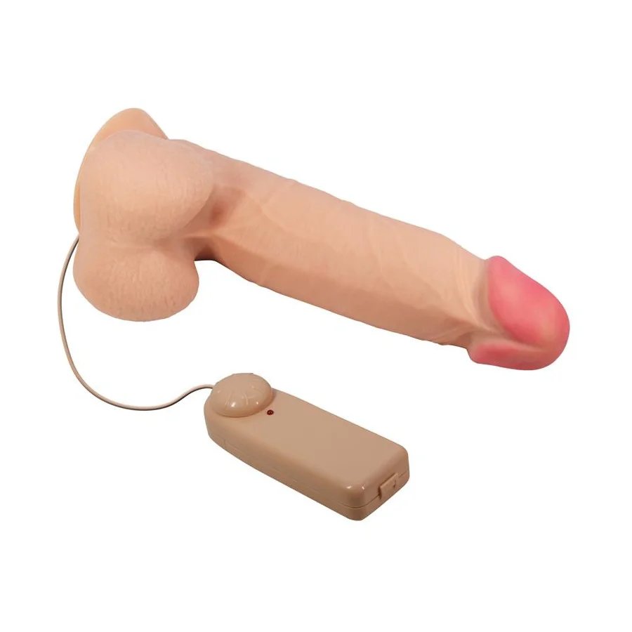 Dildo Realista Doble Densidad Piel Deslizante Retractil