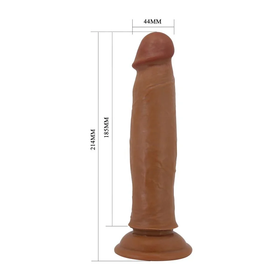 Dildo con Piel Deslizante Retractil 214 cm