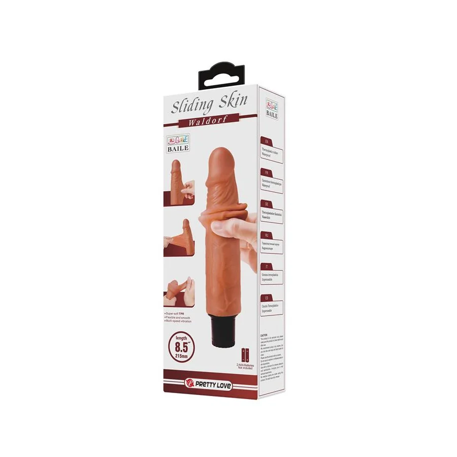 Waldorf Dildo con Piel Retractil 85