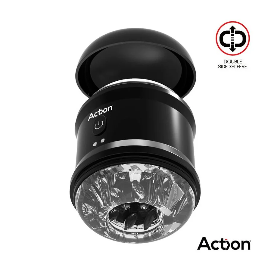 Thor Masturbador con Vibracion Doble Orificio