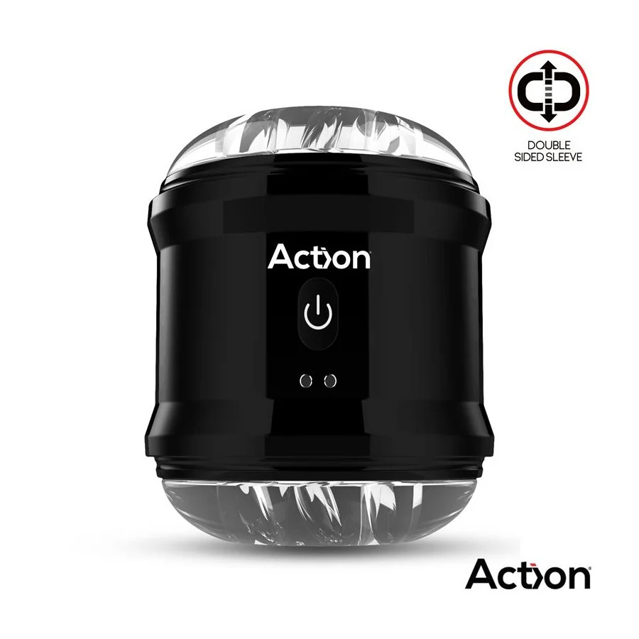 Thor Masturbador con Vibracion Doble Orificio