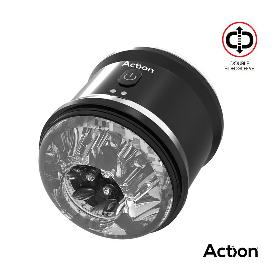 Thor Masturbador con Vibracion Doble Orificio