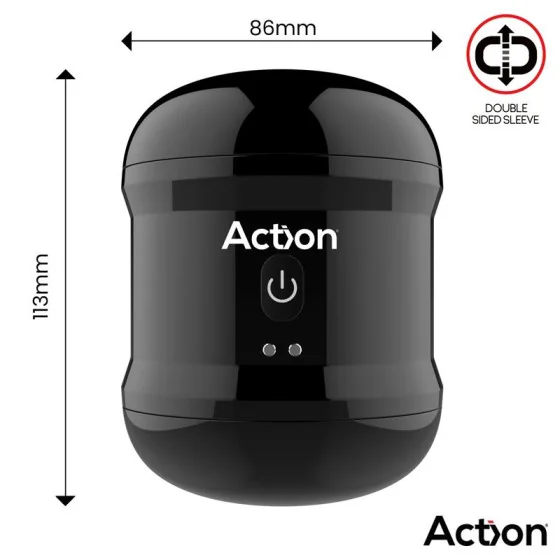 Thor Masturbador con Vibracion Doble Orificio