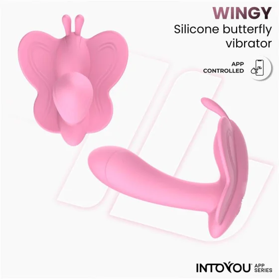 Wingy Estimulador Mariposa con APP Rosa