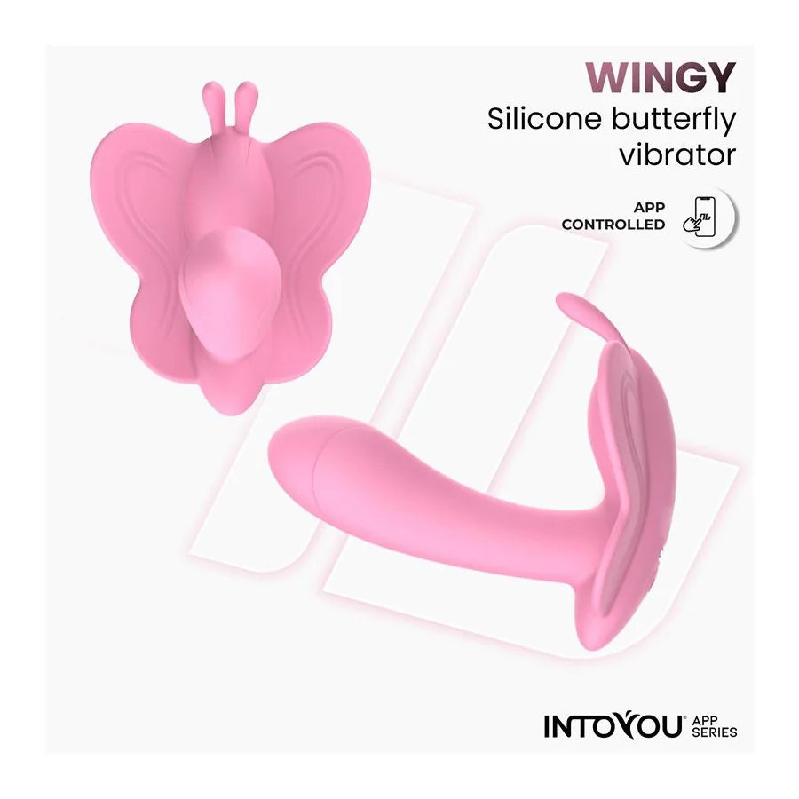 Wingy Estimulador Mariposa con APP Rosa