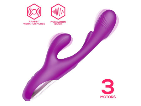 Priya Vibrador con Lengua con Movimiento Flipping