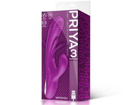 Priya Vibrador con Lengua con Movimiento Flipping