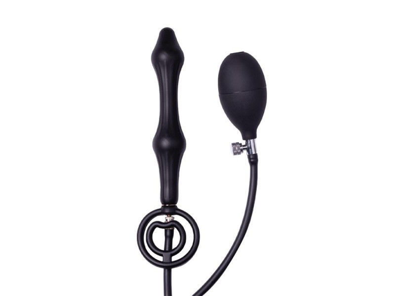 Plug Anal Inflable con Doble Bomba