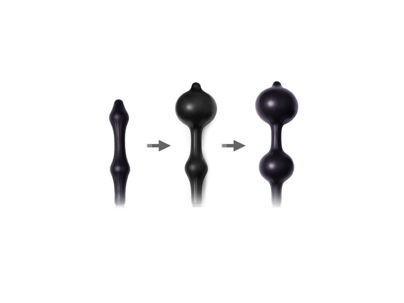 Plug Anal Inflable con Doble Bomba