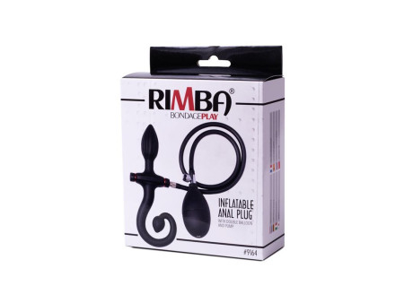 Plug Anal Inflable con Bomba Negro