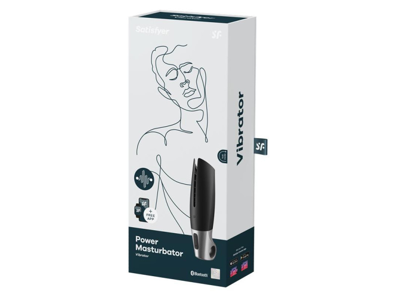 Masturbador Power Masturbator con APP Satisfyer Connect