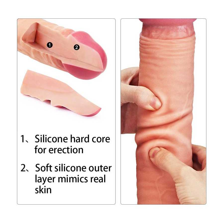 Dildo Nature 12 Dual Layer Natural