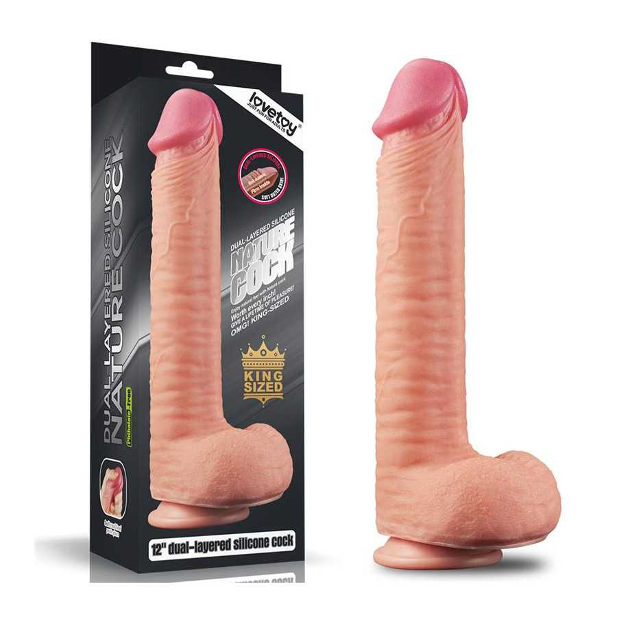 Dildo Nature 12 Dual Layer Natural