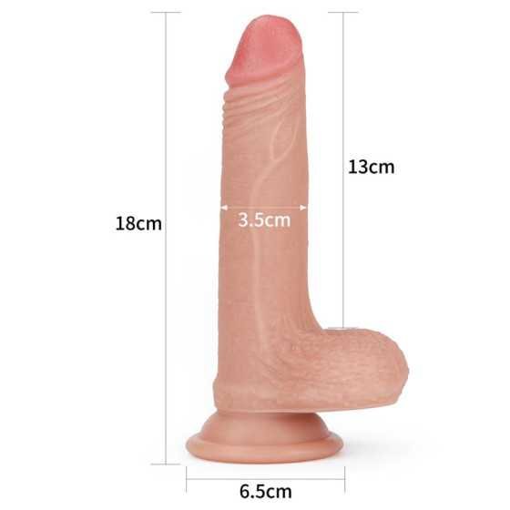 Dildo Nature 7 Silicona Liquida Natural