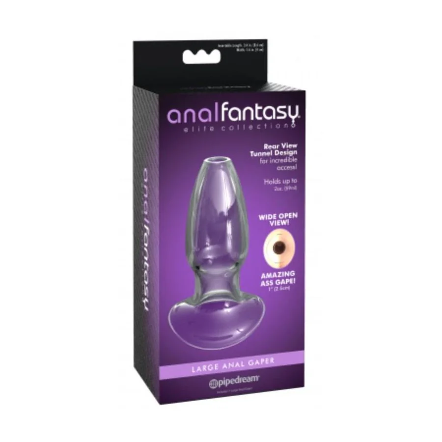 Plug Anal Gaper Grande Transparente Plug Anal Gaper Grande Transparente