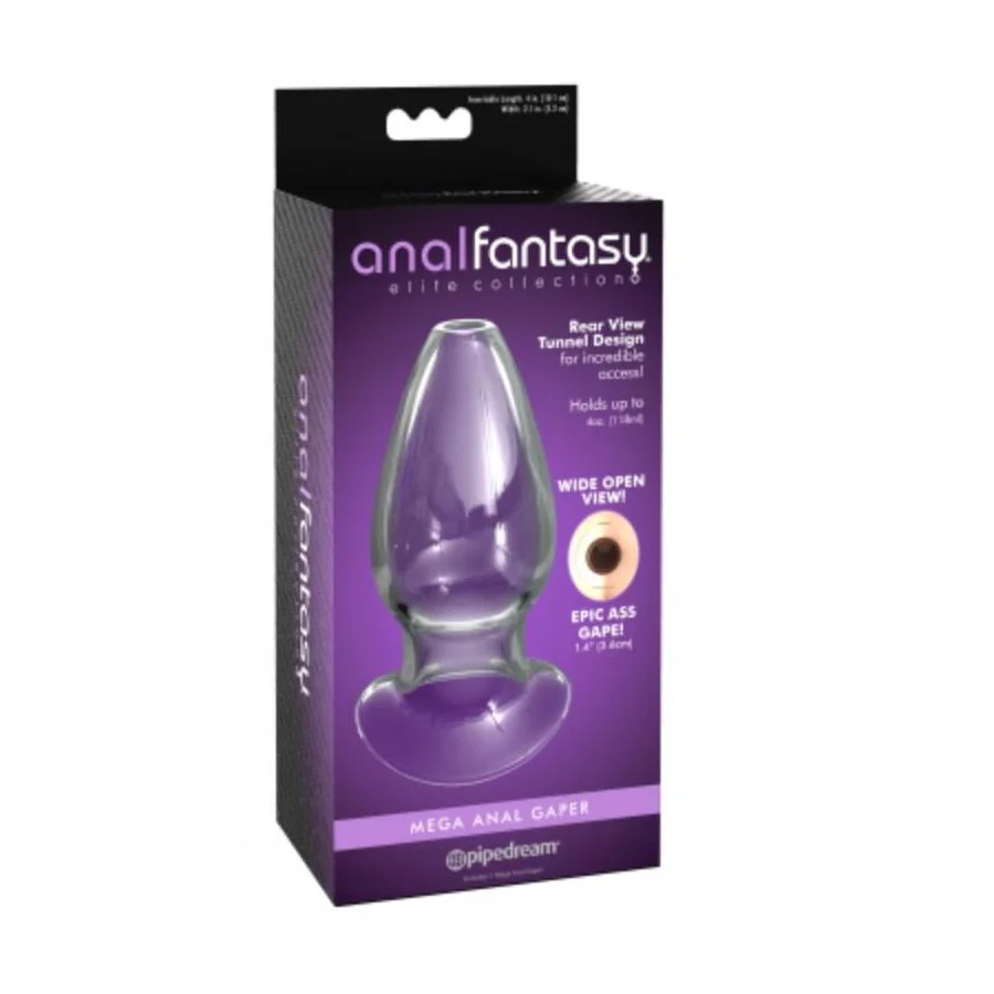 Plug Anal Mega Anal Gaper Transparente Plug Anal Mega Anal Gaper Transparente