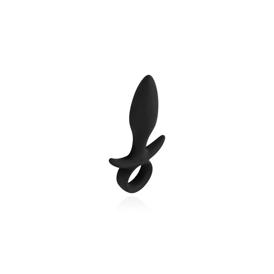 Plug Anal conVibracion Butt Buzzer Negro