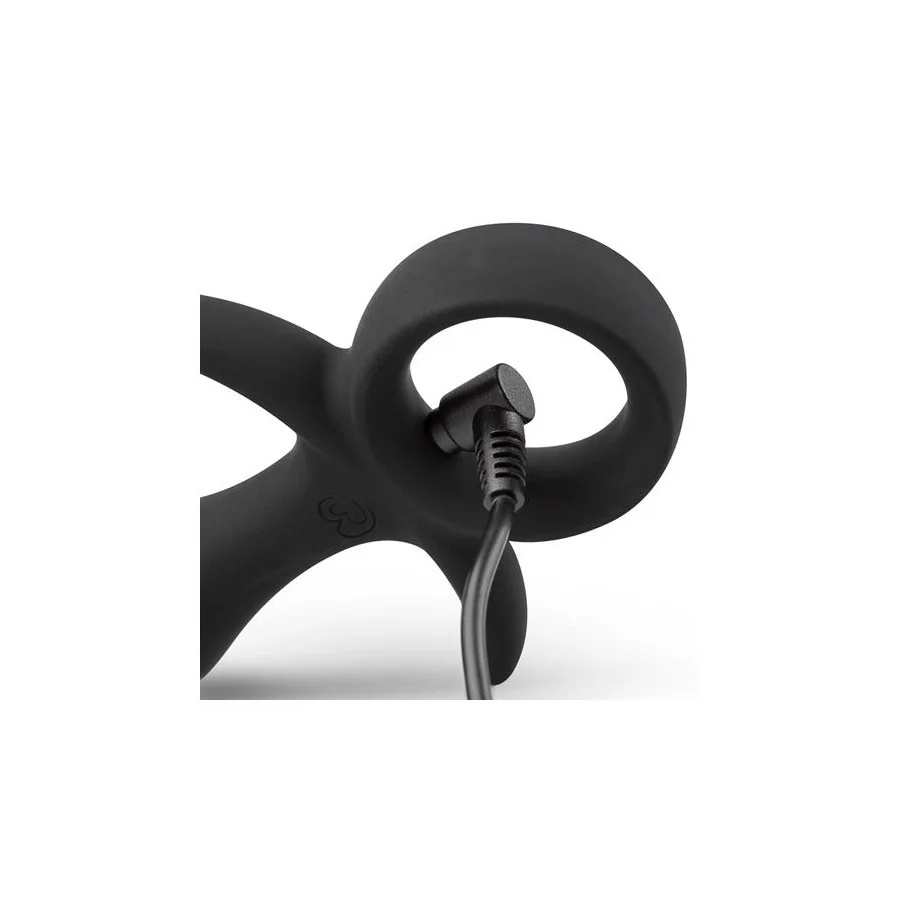 Plug Anal conVibracion Butt Buzzer Negro