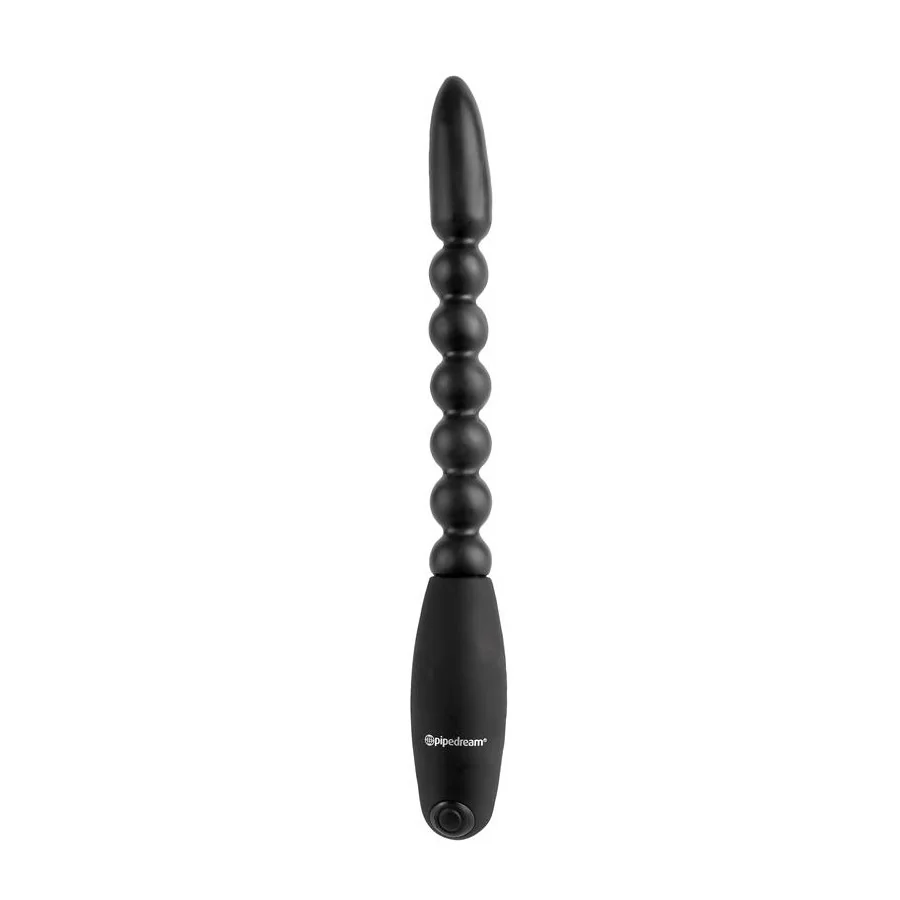 Bolas Anales con Vibracion Flexa Pleaser Negro Bolas Anales con Vibracion Flexa Pleaser Negro