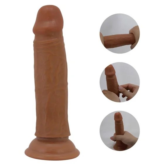 Quentin Dildo con Piel Deslizante Retractil 184 cm