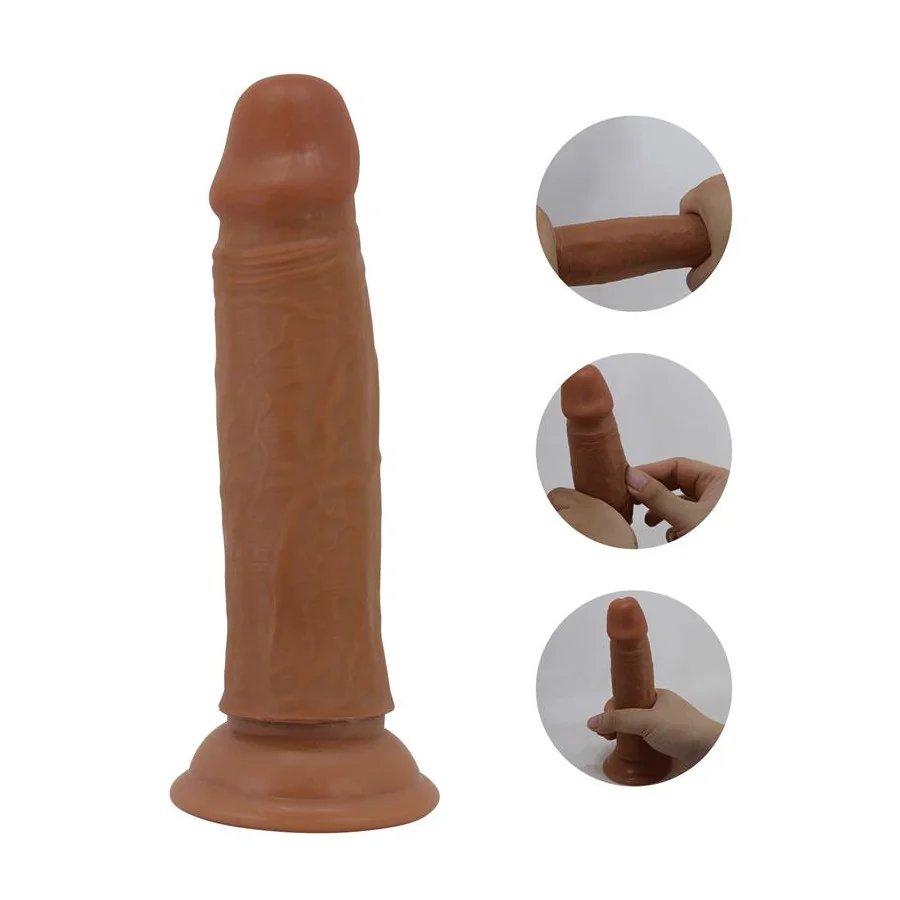 Quentin Dildo con Piel Deslizante Retractil 184 cm