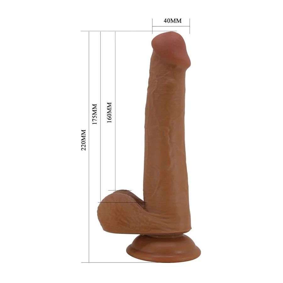 Tallen Dildo con Piel Deslizante Retractil 22 cm