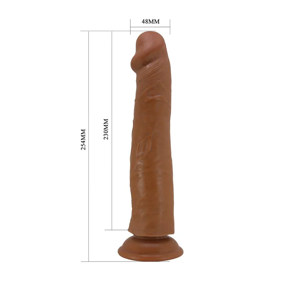 Sharife Dildo con Piel Deslizante Retractil 25 cm