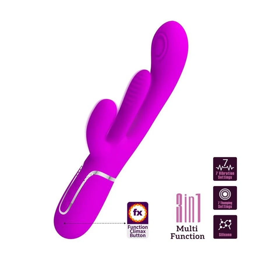Shania Vibrador con Lengua y Thumping Shania Vibrador con Lengua y Thumping