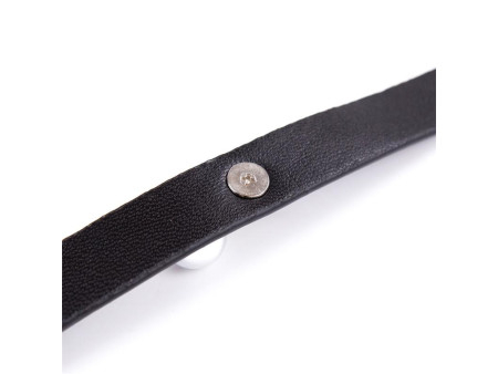 Collar con Cascabel Ajustable 43 cm Negro