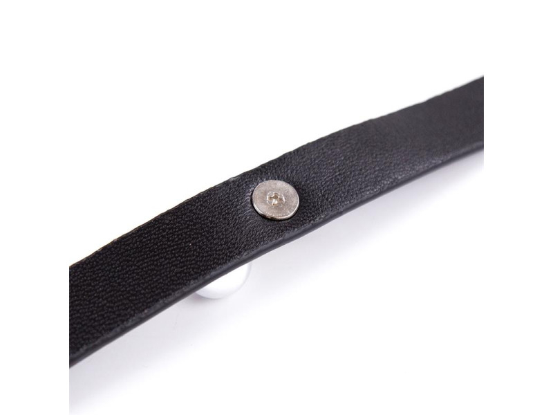 Collar con Cascabel Ajustable 43 cm Negro