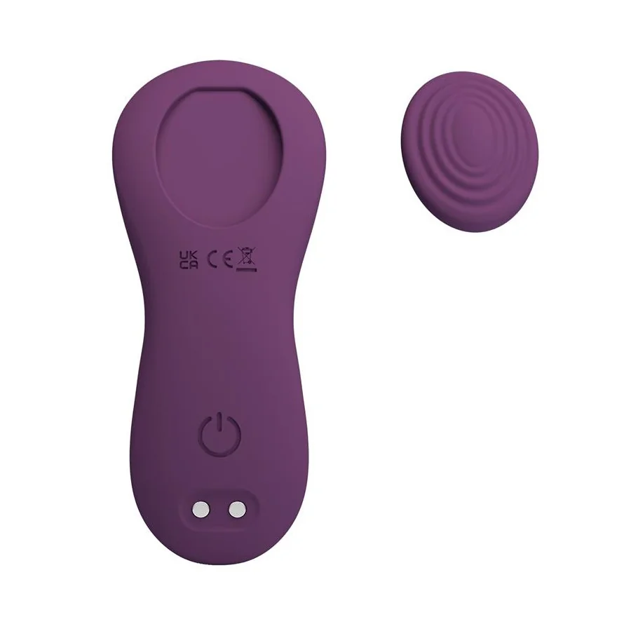 Mane Vibrador de Braguita con App Purpura