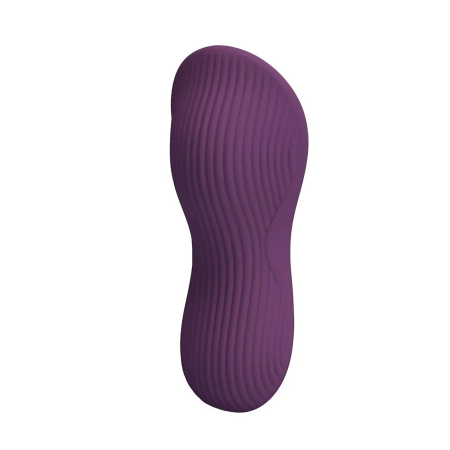 Mane Vibrador de Braguita con App Purpura