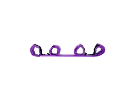 Barra Separadora con 4 Esposas Purpura