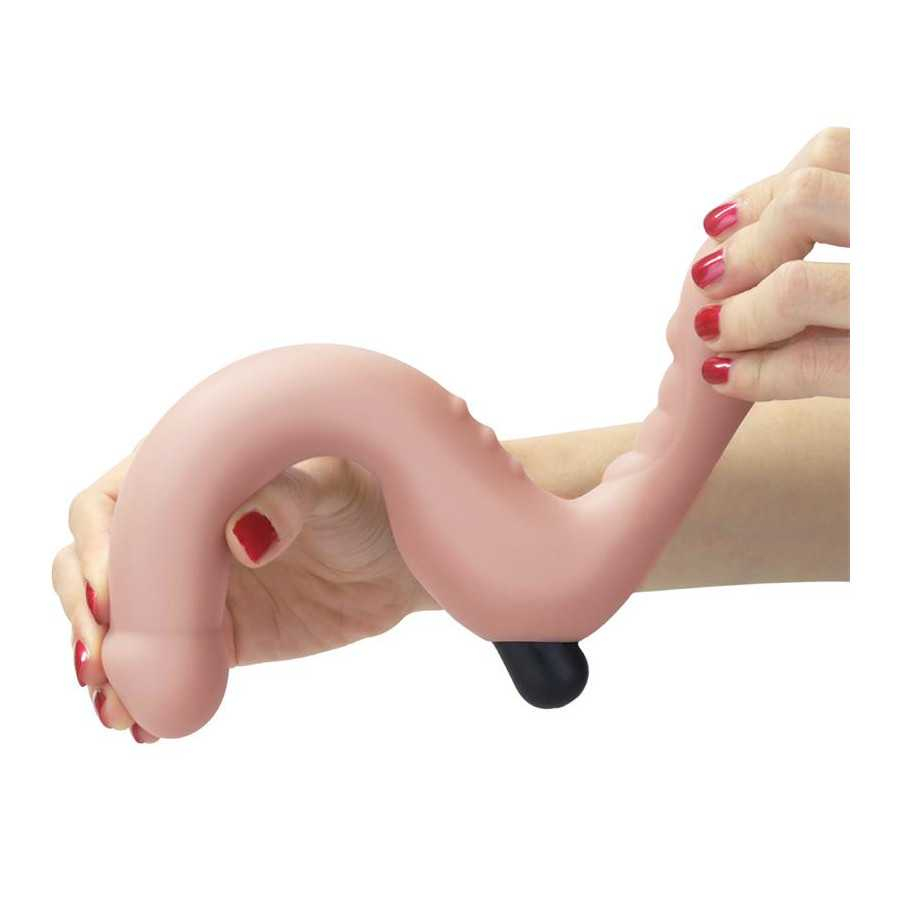 Doble Dildo Strapless Silicona USB