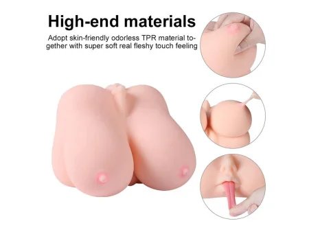 Jalome Masturbador 3 en 1 Vagina Boca y Pecho