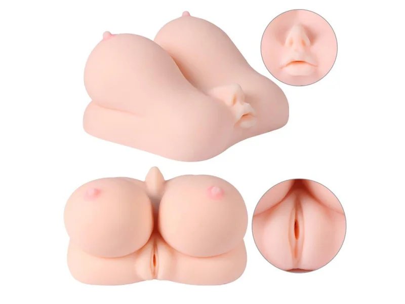 Jalome Masturbador 3 en 1 Vagina Boca y Pecho