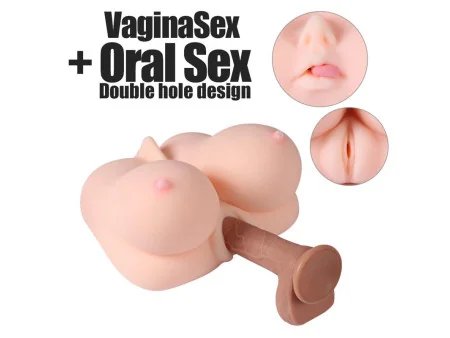 Jalome Masturbador 3 en 1 Vagina Boca y Pecho